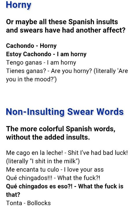 A Linguist's Analysis of Spanish Curse Words